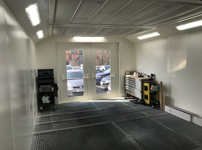 Spray booth peelable coating "spray booth protection" MYLAH Fastfix Pro